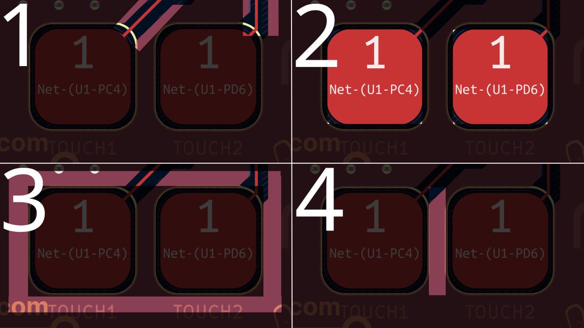 PCB Touch Pad Rules