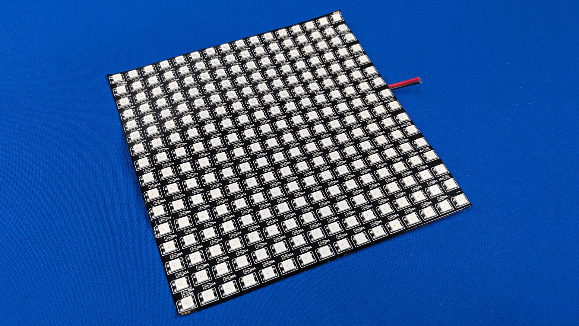 A picture of an LED matrix consisting of ws2812b LEDs LED Matrix