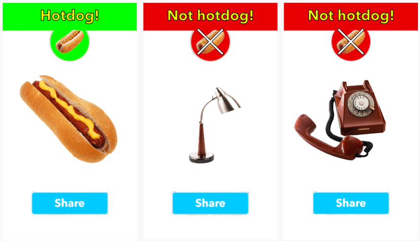 A meme illustrating the limitations of true and false Hotdog meme