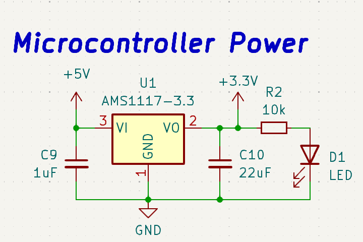 STM32 Analog Slave power circuit Power circuit