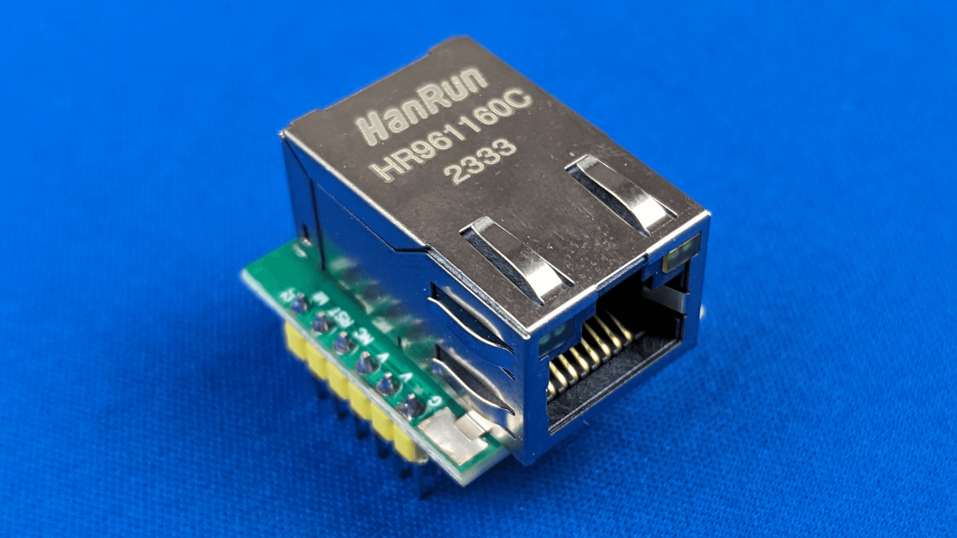 A picture of a w5500 ethernet module Ethernet modules